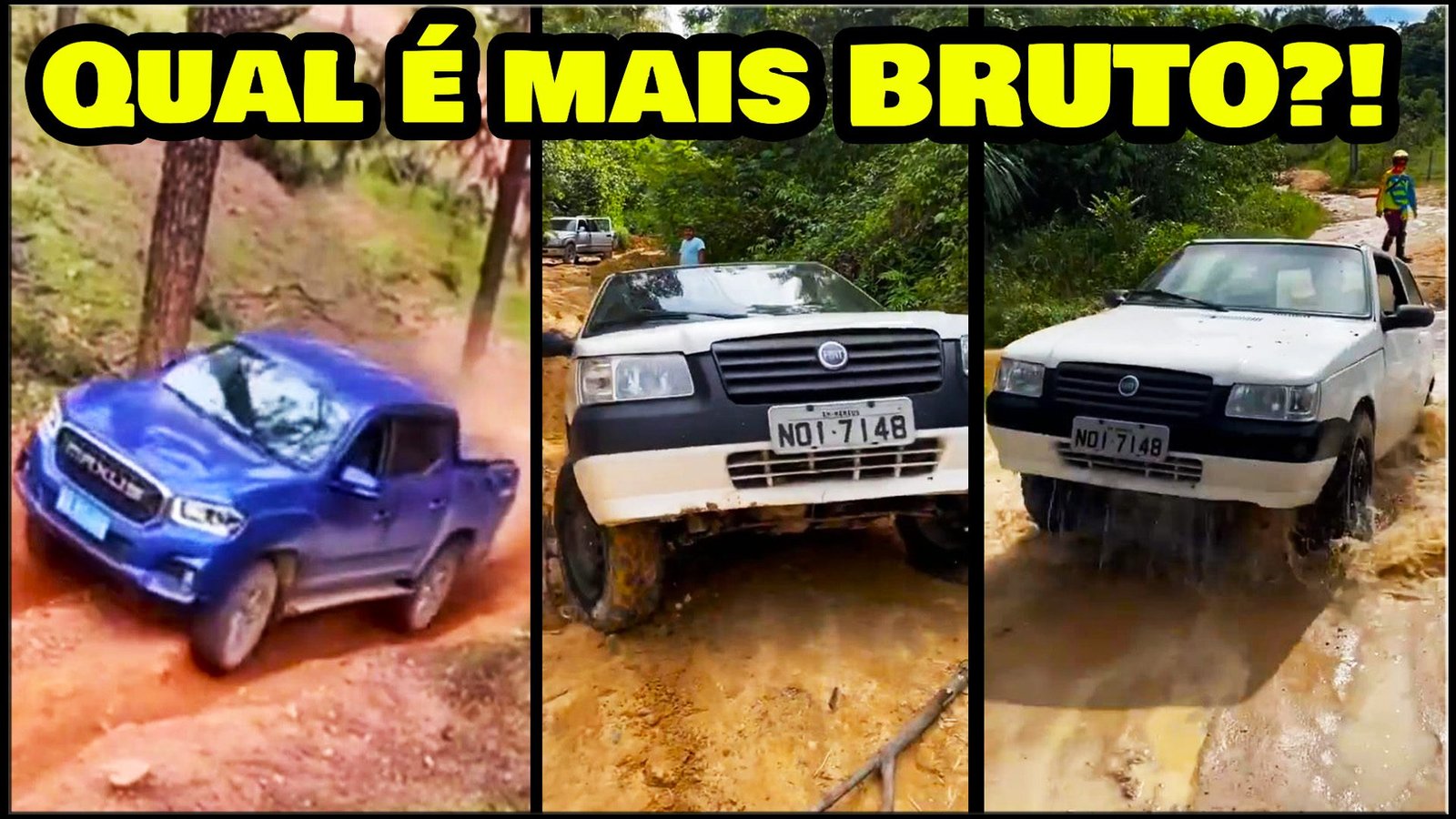 Camionete de 200K VS Fiat UNO de 8K