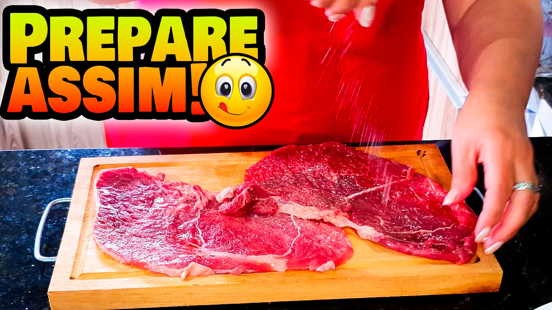 Um BIFE desses MERECE ser PREPARADO desse JEITO!