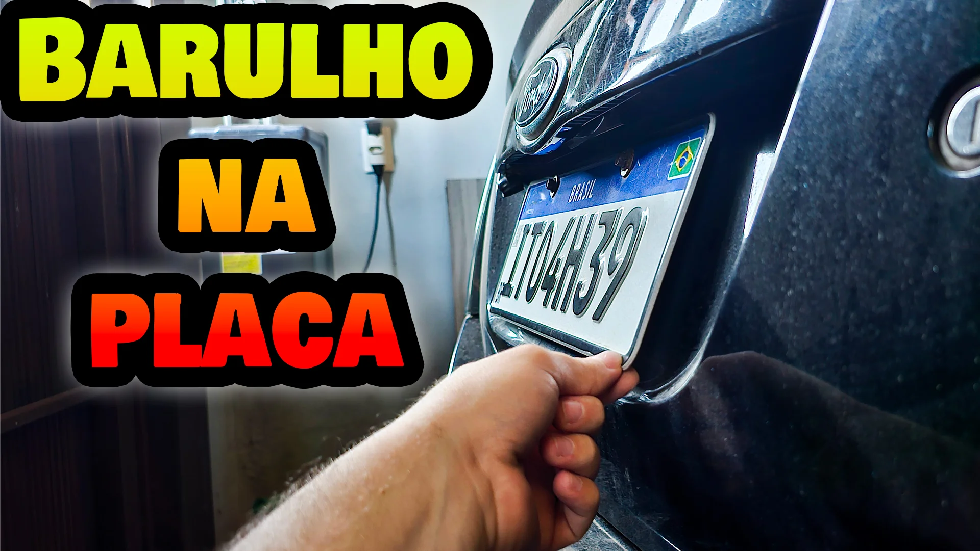Como eliminar o barulho da placa do Ford Fiesta sem gastar nada!