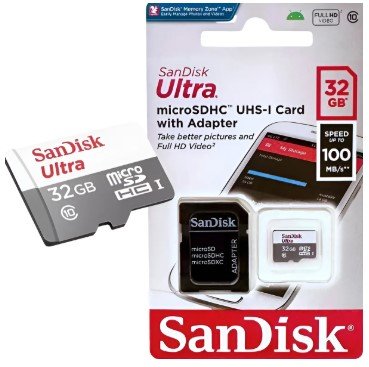 cartão de memória 32gb sandisk