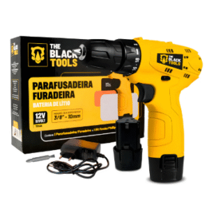 Parafusadeira Furadeira The Black Tools TB12A