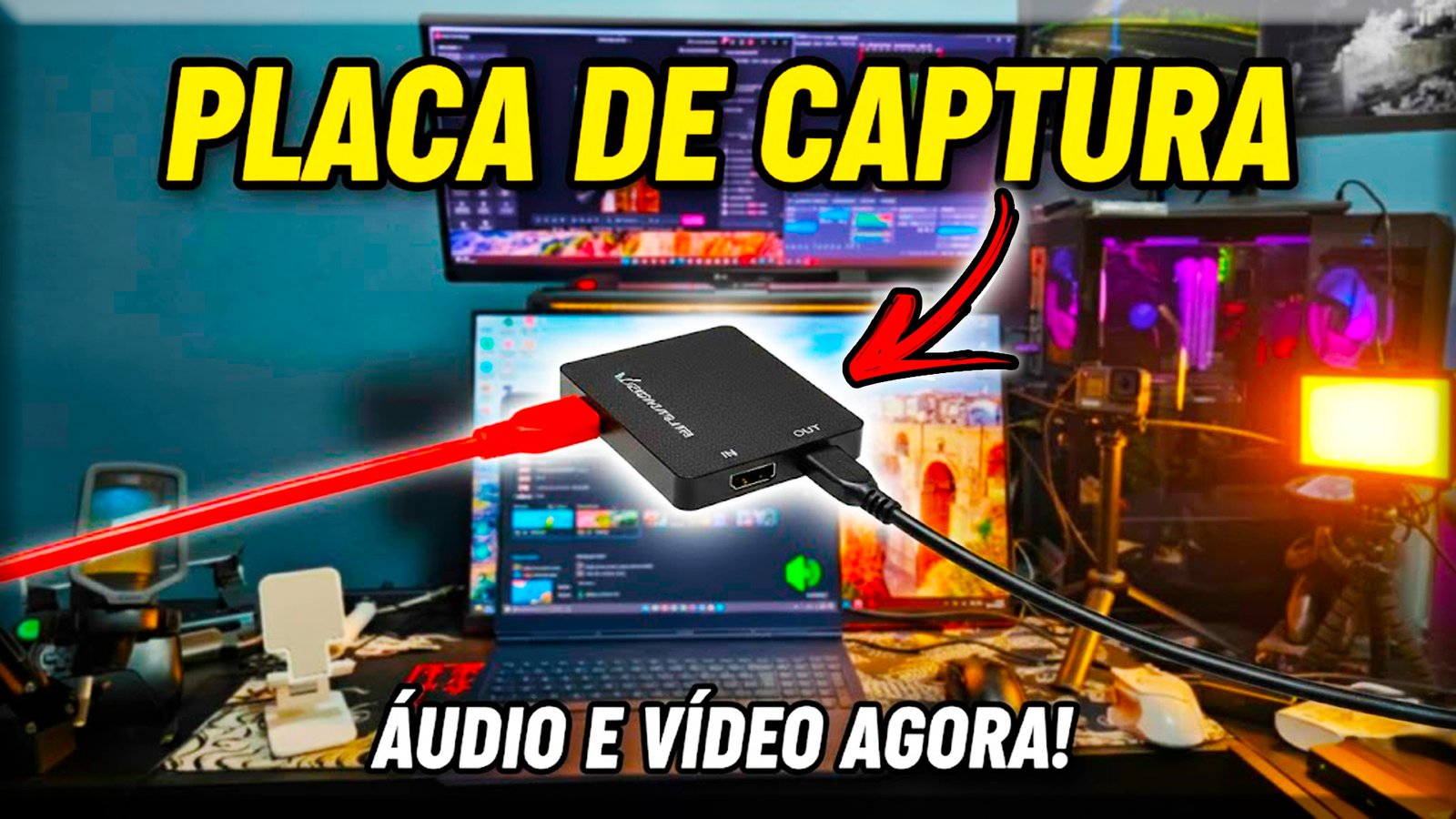 Placa de Captura Sem Áudio?