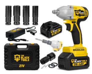 Chave De Impacto A Bateria 21V 1/2" Pol 2400 Rpm Bivolt